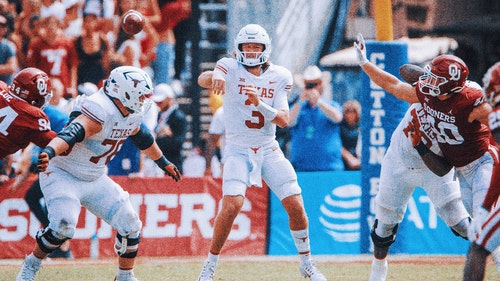 COLLEGE FOOTBALL Trending Image: Perfect starts by Texas, Oklahoma set up must-see Red River Showdown
